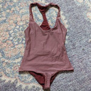 acacia pink mesh one piece